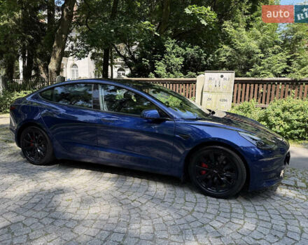 Синий Тесла Модель 3, объемом двигателя 0 л и пробегом 50 тыс. км за 28500 $, фото 8 на Automoto.ua