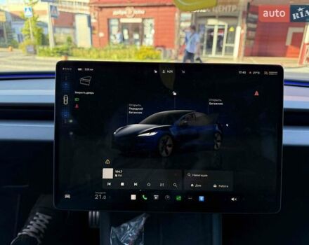 Тесла Модель 3 2024 у Львові на Automoto.ua Синій Тесла Модель 3, об'ємом двигуна 0 л та пробігом 6 тис. км за 39900 $, фото 21 на Automoto.ua
