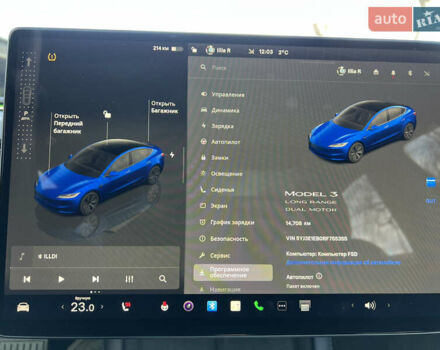 Синій Тесла Модель 3, об'ємом двигуна 0 л та пробігом 14 тис. км за 32999 $, фото 45 на Automoto.ua