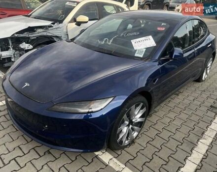 Синий Тесла Модель 3, объемом двигателя 0 л и пробегом 1 тыс. км за 28900 $, фото 1 на Automoto.ua
