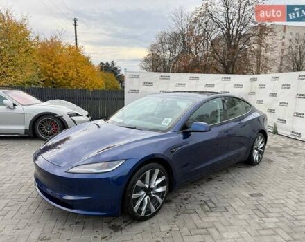 Синій Тесла Модель 3, об'ємом двигуна 0 л та пробігом 1 тис. км за 24900 $, фото 1 на Automoto.ua