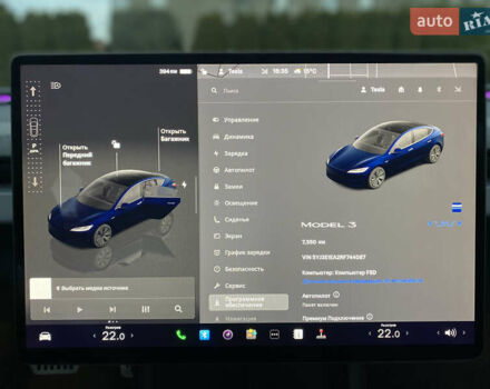 Синий Тесла Модель 3, объемом двигателя 0 л и пробегом 7 тыс. км за 25700 $, фото 14 на Automoto.ua