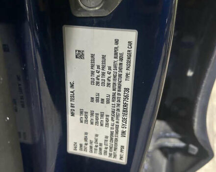 Синий Тесла Модель 3, объемом двигателя 0 л и пробегом 16 тыс. км за 27500 $, фото 11 на Automoto.ua