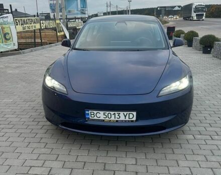 Синий Тесла Модель 3, объемом двигателя 0 л и пробегом 5 тыс. км за 24200 $, фото 3 на Automoto.ua