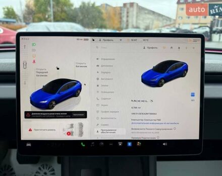 Синій Тесла Модель 3, об'ємом двигуна 0 л та пробігом 8 тис. км за 24900 $, фото 6 на Automoto.ua