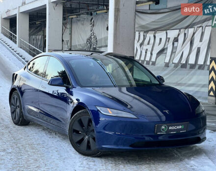 Синий Тесла Модель 3, объемом двигателя 0 л и пробегом 14 тыс. км за 32999 $, фото 1 на Automoto.ua