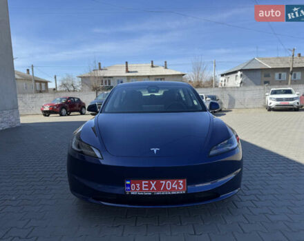 Синий Тесла Модель 3, объемом двигателя 0 л и пробегом 2 тыс. км за 26500 $, фото 1 на Automoto.ua