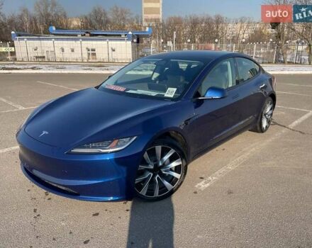 Синий Тесла Модель 3, объемом двигателя 0 л и пробегом 1 тыс. км за 28300 $, фото 3 на Automoto.ua