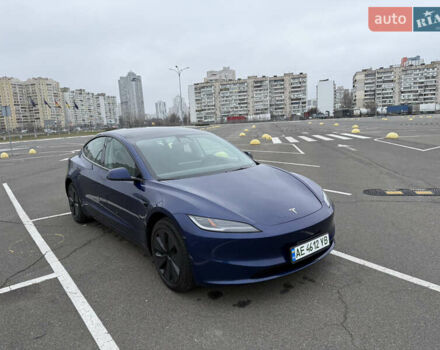Синий Тесла Модель 3, объемом двигателя 0 л и пробегом 5 тыс. км за 28500 $, фото 1 на Automoto.ua