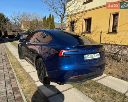 Синий Тесла Модель 3, объемом двигателя 0 л и пробегом 11 тыс. км за 26200 $, фото 3 на Automoto.ua