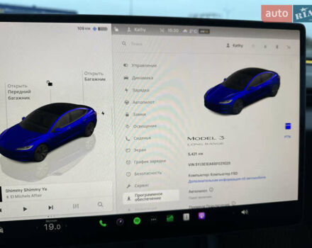 Синий Тесла Модель 3, объемом двигателя 0 л и пробегом 5 тыс. км за 28500 $, фото 11 на Automoto.ua