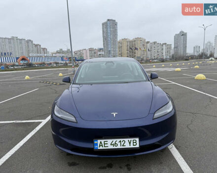 Синий Тесла Модель 3, объемом двигателя 0 л и пробегом 5 тыс. км за 28500 $, фото 2 на Automoto.ua