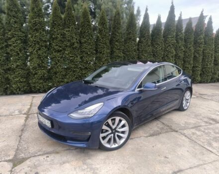 Синий Тесла Модель 3, объемом двигателя 0 л и пробегом 155 тыс. км за 18500 $, фото 1 на Automoto.ua