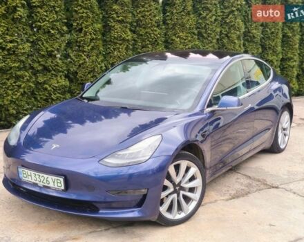 Синий Тесла Модель 3, объемом двигателя 0 л и пробегом 155 тыс. км за 18500 $, фото 1 на Automoto.ua