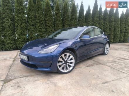 Синій Тесла Модель 3, об'ємом двигуна 0 л та пробігом 155 тис. км за 16300 $, фото 1 на Automoto.ua