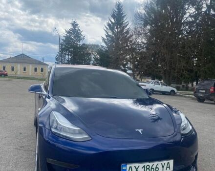 Синий Тесла Модель 3, объемом двигателя 0 л и пробегом 106 тыс. км за 17500 $, фото 1 на Automoto.ua
