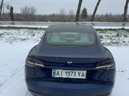 Синий Тесла Модель 3, объемом двигателя 0 л и пробегом 136 тыс. км за 17800 $, фото 1 на Automoto.ua