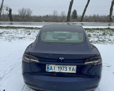 Синий Тесла Модель 3, объемом двигателя 0 л и пробегом 136 тыс. км за 17800 $, фото 1 на Automoto.ua