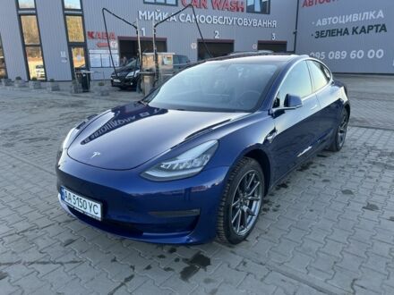 Синий Тесла Модель 3, объемом двигателя 0 л и пробегом 121 тыс. км за 17200 $, фото 1 на Automoto.ua