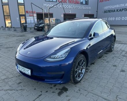 Синий Тесла Модель 3, объемом двигателя 0 л и пробегом 121 тыс. км за 17200 $, фото 1 на Automoto.ua