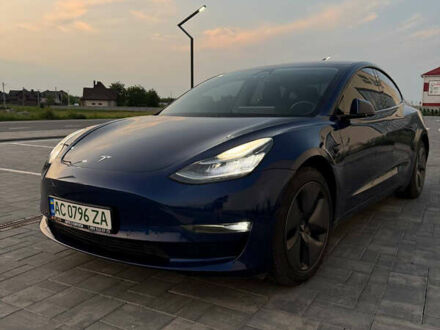 Синий Тесла Модель 3, объемом двигателя 0 л и пробегом 125 тыс. км за 17500 $, фото 1 на Automoto.ua