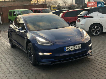 Синій Тесла Модель 3, об'ємом двигуна 0 л та пробігом 202 тис. км за 16500 $, фото 1 на Automoto.ua
