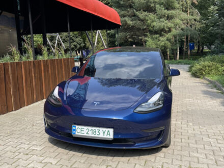 Синий Тесла Модель 3, объемом двигателя 0 л и пробегом 130 тыс. км за 17000 $, фото 1 на Automoto.ua