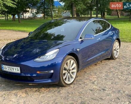 Синий Тесла Модель 3, объемом двигателя 0 л и пробегом 109 тыс. км за 22000 $, фото 1 на Automoto.ua