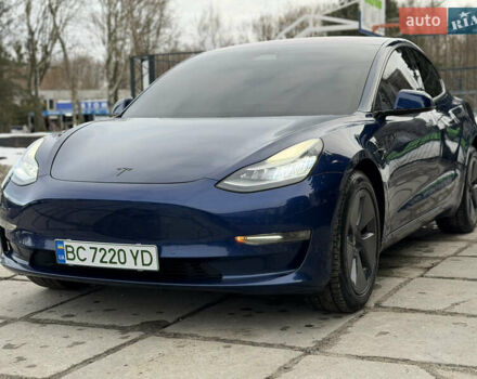 Синий Тесла Модель 3, объемом двигателя 0 л и пробегом 128 тыс. км за 15500 $, фото 1 на Automoto.ua