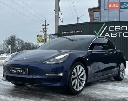 Синій Тесла Модель 3, об'ємом двигуна 0 л та пробігом 123 тис. км за 16999 $, фото 1 на Automoto.ua