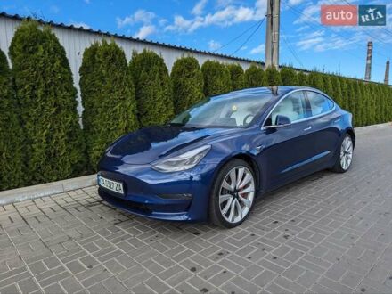 Тесла Модель 3 2018 у Києві на Automoto.ua Синій Тесла Модель 3, об'ємом двигуна 0 л та пробігом 108 тис. км за 19000 $, фото 1 на Automoto.ua