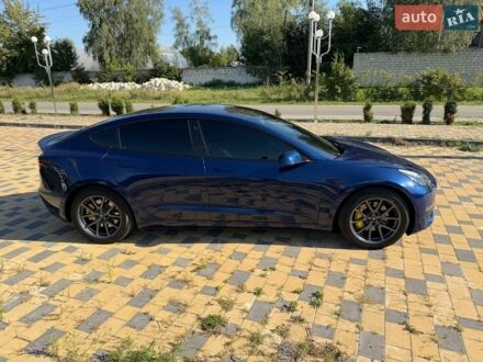 Синий Тесла Модель 3, объемом двигателя 0 л и пробегом 163 тыс. км за 16300 $, фото 1 на Automoto.ua