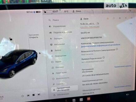 Синій Тесла Модель 3, об'ємом двигуна 0 л та пробігом 55 тис. км за 26000 $, фото 1 на Automoto.ua