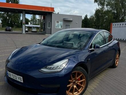 Синий Тесла Модель 3, объемом двигателя 0 л и пробегом 106 тыс. км за 16100 $, фото 1 на Automoto.ua