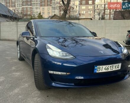 Синий Тесла Модель 3, объемом двигателя 0 л и пробегом 145 тыс. км за 15500 $, фото 1 на Automoto.ua