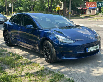 Синий Тесла Модель 3, объемом двигателя 0 л и пробегом 122 тыс. км за 18000 $, фото 1 на Automoto.ua