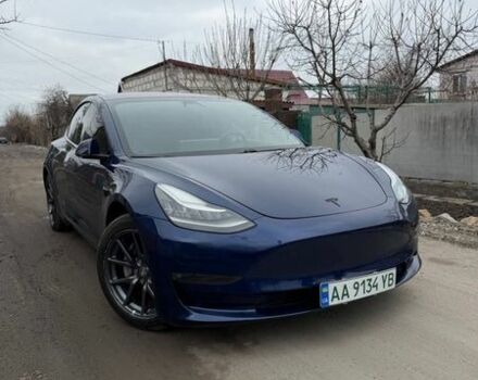 Синий Тесла Модель 3, объемом двигателя 0 л и пробегом 130 тыс. км за 16499 $, фото 1 на Automoto.ua