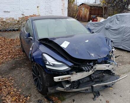 Синій Тесла Модель 3, об'ємом двигуна 0 л та пробігом 80 тис. км за 11200 $, фото 1 на Automoto.ua