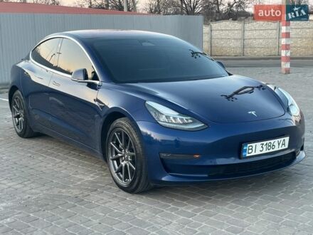Синий Тесла Модель 3, объемом двигателя 0 л и пробегом 111 тыс. км за 17500 $, фото 1 на Automoto.ua