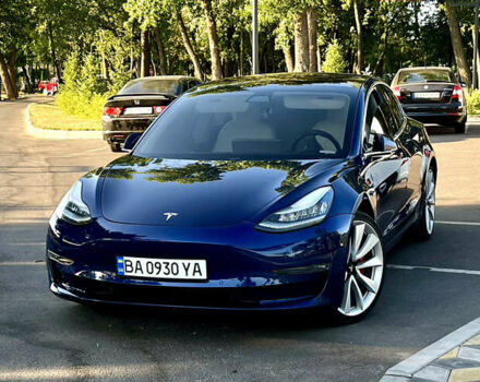 Синій Тесла Модель 3, об'ємом двигуна 0 л та пробігом 150 тис. км за 22600 $, фото 1 на Automoto.ua