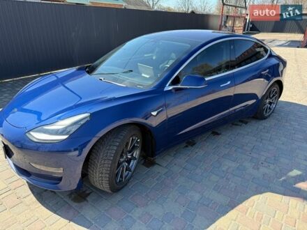 Синий Тесла Модель 3, объемом двигателя 0 л и пробегом 155 тыс. км за 14500 $, фото 1 на Automoto.ua