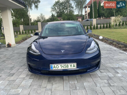 Синій Тесла Модель 3, об'ємом двигуна 0 л та пробігом 90 тис. км за 18700 $, фото 1 на Automoto.ua