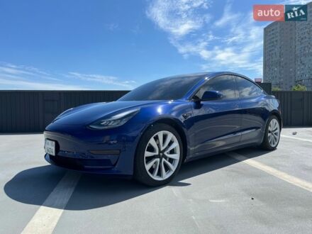 Синій Тесла Модель 3, об'ємом двигуна 0 л та пробігом 100 тис. км за 17500 $, фото 1 на Automoto.ua
