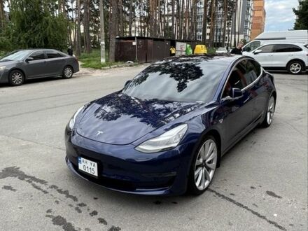 Синій Тесла Модель 3, об'ємом двигуна 0 л та пробігом 116 тис. км за 16700 $, фото 1 на Automoto.ua