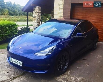 Синий Тесла Модель 3, объемом двигателя 0 л и пробегом 50 тыс. км за 21000 $, фото 1 на Automoto.ua