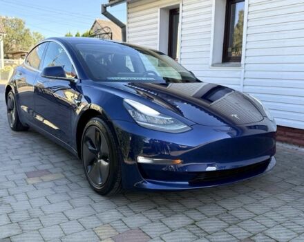 Синий Тесла Модель 3, объемом двигателя 0 л и пробегом 104 тыс. км за 16550 $, фото 1 на Automoto.ua