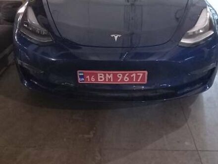 Синий Тесла Модель 3, объемом двигателя 0 л и пробегом 69 тыс. км за 19320 $, фото 1 на Automoto.ua