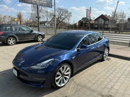 Синій Тесла Модель 3, об'ємом двигуна 0 л та пробігом 116 тис. км за 17800 $, фото 1 на Automoto.ua