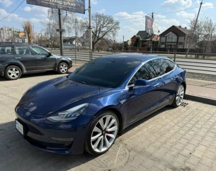 Синій Тесла Модель 3, об'ємом двигуна 0 л та пробігом 116 тис. км за 17800 $, фото 1 на Automoto.ua