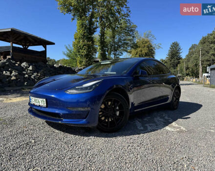 Синій Тесла Модель 3, об'ємом двигуна 0 л та пробігом 152 тис. км за 16700 $, фото 1 на Automoto.ua